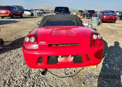 2003 Toyota Mr2 Spyder from USA, damaged, VIN JTDFR320230055813